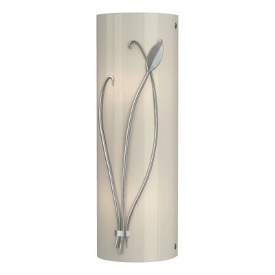 Hubbardton Forge Forged Leaf and Stem Wall Sconce - Color: Glossy - Size: 2