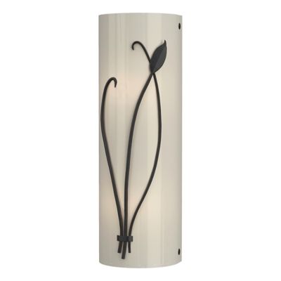 Hubbardton Forge Forged Leaf and Stem Wall Sconce - Color: Glossy - Size: 2