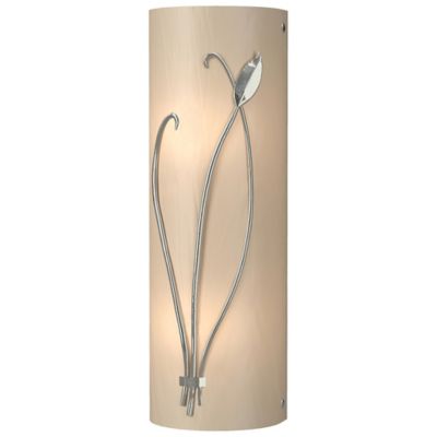 Hubbardton Forge Forged Leaf and Stem Wall Sconce - Color: Glossy - Size: 2