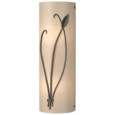 Hubbardton Forge Forged Leaf and Stem Wall Sconce - Color: Glossy - Size: 2