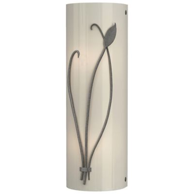 Hubbardton Forge Forged Leaf and Stem Wall Sconce - Color: Glossy - Size: 2