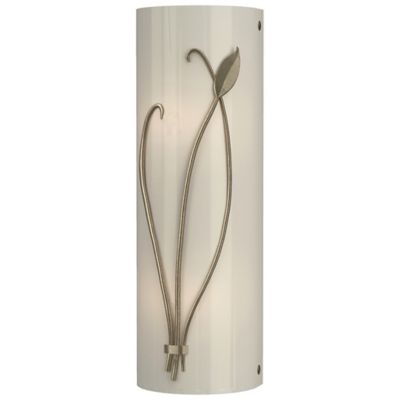 Hubbardton Forge Forged Leaf and Stem Wall Sconce - Color: Glossy - Size: 2