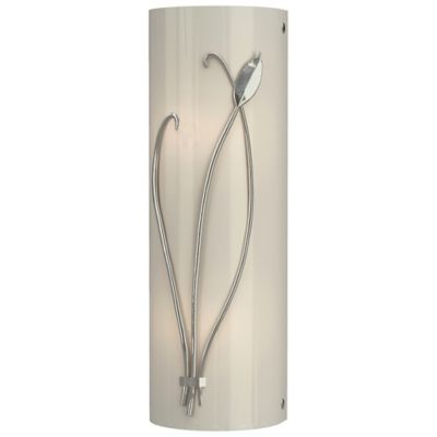 Hubbardton Forge Forged Leaf and Stem Wall Sconce - Color: Glossy - Size: 2