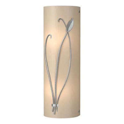 Hubbardton Forge Forged Leaf and Stem Wall Sconce - Color: Glossy - Size: 2