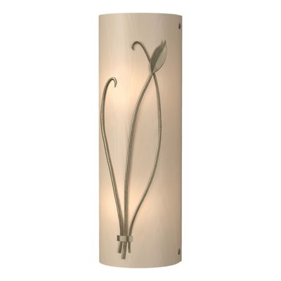 Hubbardton Forge Forged Leaf and Stem Wall Sconce - Color: Glossy - Size: 2