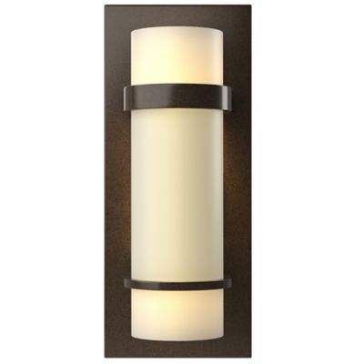 Hubbardton Forge Banded Wall Sconce with Horizontal Bars - Color: Black - S