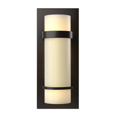 Hubbardton Forge Banded Wall Sconce with Horizontal Bars - Color: Bronze - 