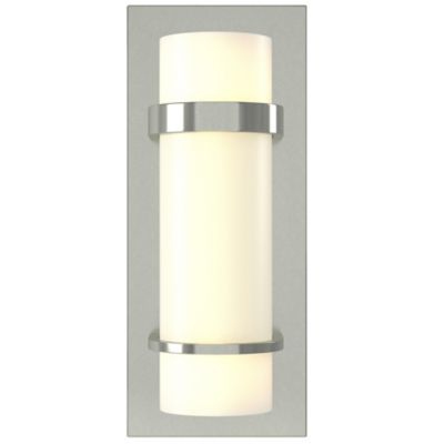 Hubbardton Forge Banded Wall Sconce with Horizontal Bars - Color: Silver - 