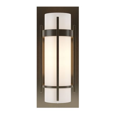 Hubbardton Forge Banded with Bars Wall Sconce - Color: Bronze - Size: 1 lig