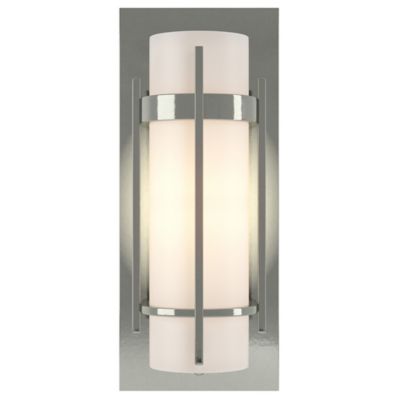 Hubbardton Forge Banded with Bars Wall Sconce - Color: Silver - Size: 1 lig