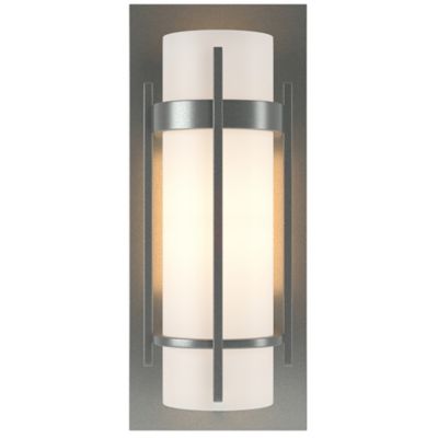 Hubbardton Forge Banded with Bars Wall Sconce - Color: Silver - Size: 1 lig