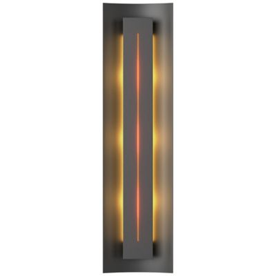 Hubbardton Forge Gallery Wall Sconce With 3.1 In. Projection - Color: Black