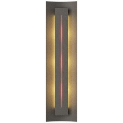 Hubbardton Forge Gallery Wall Sconce With 3.1 In. Projection - Color: Grey 