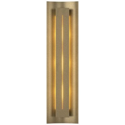 Hubbardton Forge Gallery Wall Sconce With 3.1 In. Projection - Color: Gold 