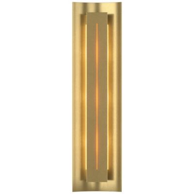 Hubbardton Forge Gallery Wall Sconce With 3.1 In. Projection - Color: Brass