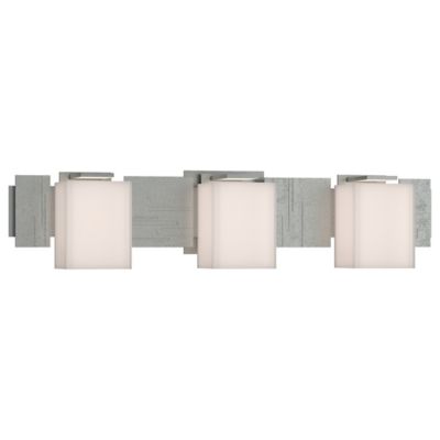 Hubbardton Forge Impressions 3-Light Wall Sconce - Color: Silver - Size: 3 