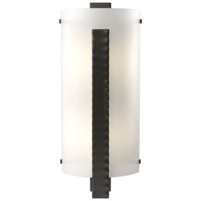 Hubbardton Forge Forged Vertical Bars ADA Wall Sconce - Color: White - Size