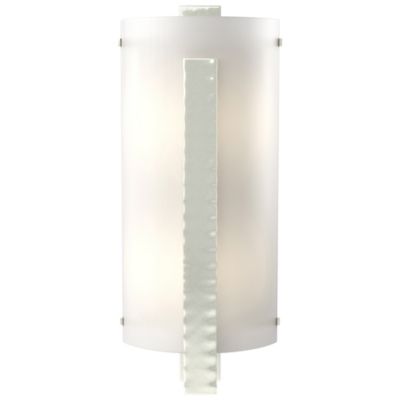 Hubbardton Forge Forged Vertical Bars ADA Wall Sconce - Color: White - Size