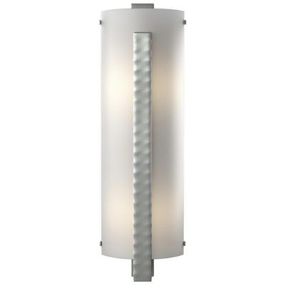 Hubbardton Forge Forged Vertical Bars ADA Wall Sconce - Color: White - Size