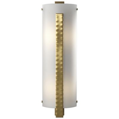 Hubbardton Forge Forged Vertical Bars ADA Wall Sconce - Color: White - Size