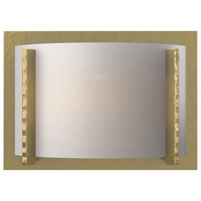 Hubbardton Forge Forged Vertical Bars Wall Sconce - Color: Brass - Size: Sm