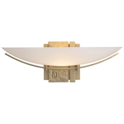 Hubbardton Forge Oval Impressions Wall Sconce - Color: Gold - Size: 1 light