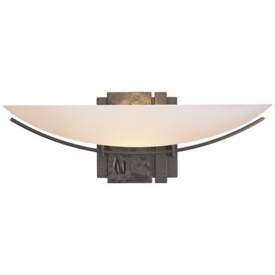 Hubbardton Forge Oval Impressions Wall Sconce - Color: Bronze - Size: 1 lig