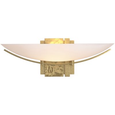 Hubbardton Forge Oval Impressions Wall Sconce - Color: Brass - Size: 1 ligh