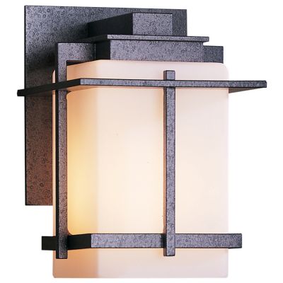 Hubbardton Forge Tourou Outdoor Wall Sconce - Color: Polished - Size: Small