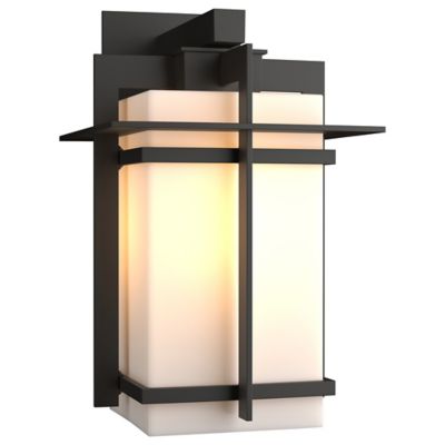 Hubbardton Forge Tourou Outdoor Wall Sconce - Color: Oil Rubbed - Size: Lar