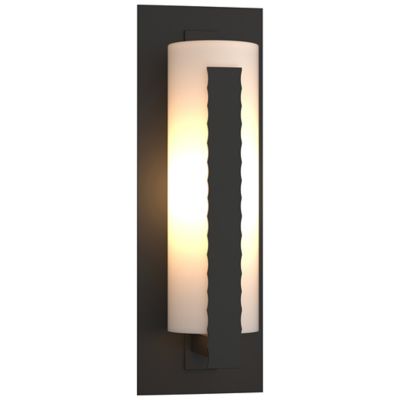 Hubbardton Forge Forged Vertical Bars Outdoor Wall Sconce - Color: Bronze -
