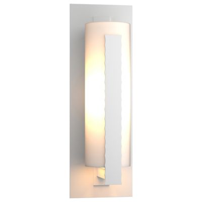 Hubbardton Forge Forged Vertical Bars Outdoor Wall Sconce - Color: White - 