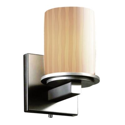 Justice Design Group Limoges Dakota Wall Sconce - Color: White - POR-8771-1