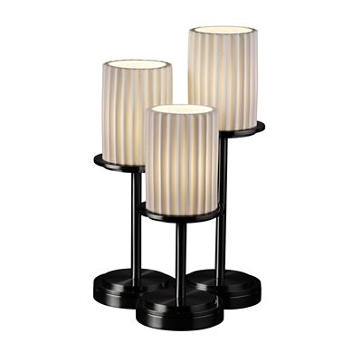 Justice Design Group Limoges Dakota Table Lamp - Color: Black - POR-8797-10