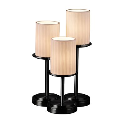 Justice Design Group Limoges Dakota Table Lamp - Color: Black - POR-8797-10