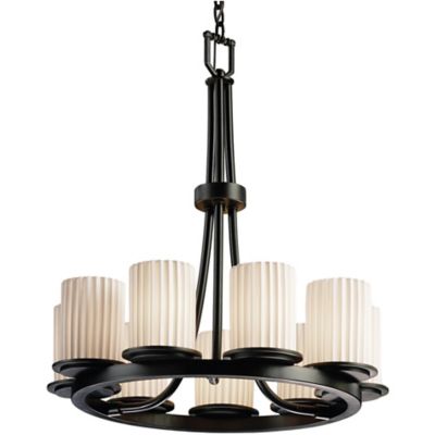 R066975 Justice Design Group Limoges Dakota 9 Light Ring C sku R066975