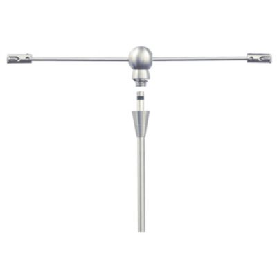 Visual Comfort Architectural Kable Lite FreeJack Connector in Silver