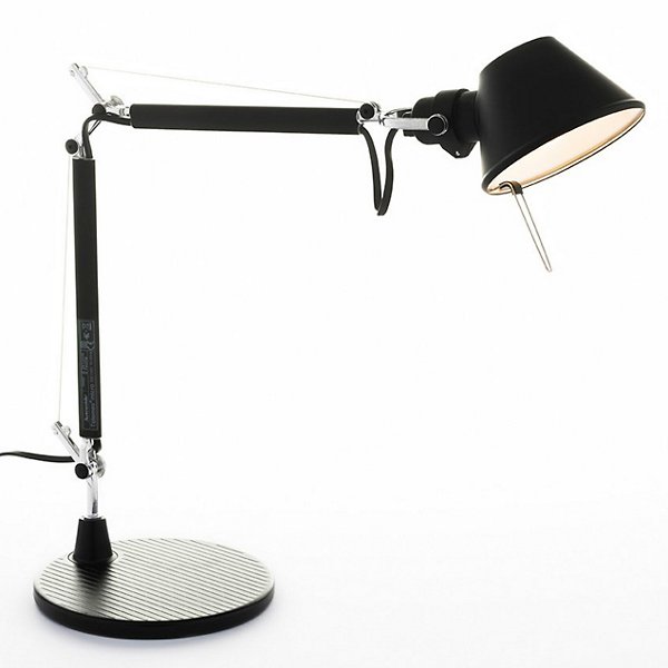 Tolomeo Mini Table Lamp - Incandescent - Color: Black - Artemide USC-TOL0046