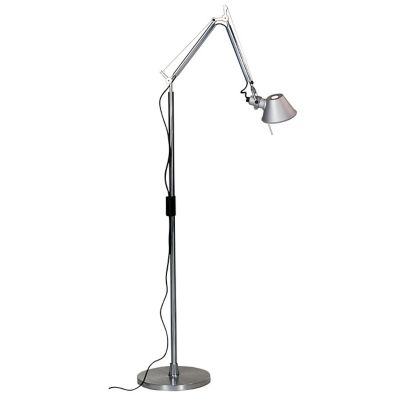 Artemide Tolomeo Floor Lamp - Color: Aluminum - Size: Micro - USC-TOL0125