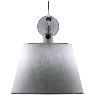 Artemide Tolomeo Wall Shade Sconce - Color: Grey - Size: Large - USC-TOL117