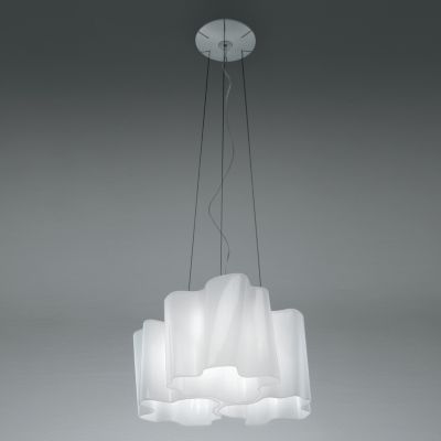 Artemide Logico Mini Triple Nested Suspension Light - Color: White - Size: 