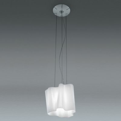 Artemide Logico Micro Single Pendant Light - Color: White - Size: Standard 