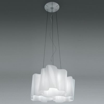 Artemide Logico Micro Triple Nested Pendant Light - Color: White - Size: St