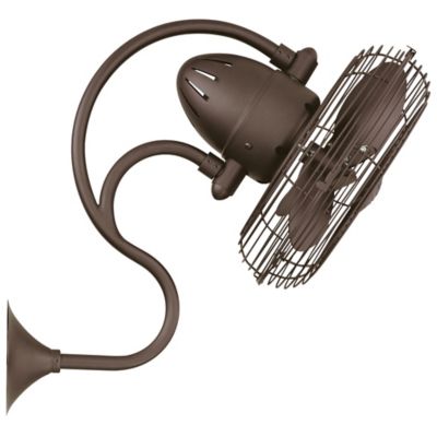 R096840 Atlas Fan Company Melody Wall Fan - Color: Bronze  sku R096840