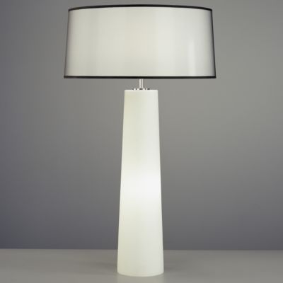Robert Abbey Olinda Table Lamp Lamp With Night Light - Color: Cream - Size: