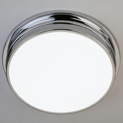 Robert Abbey Roderick Flushmount Light - Color: White - Size: Medium - C131