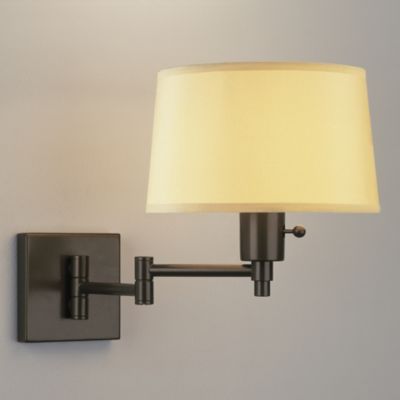 Robert Abbey Real Simple Swingarm Wall Sconce - Color: White - Z1816