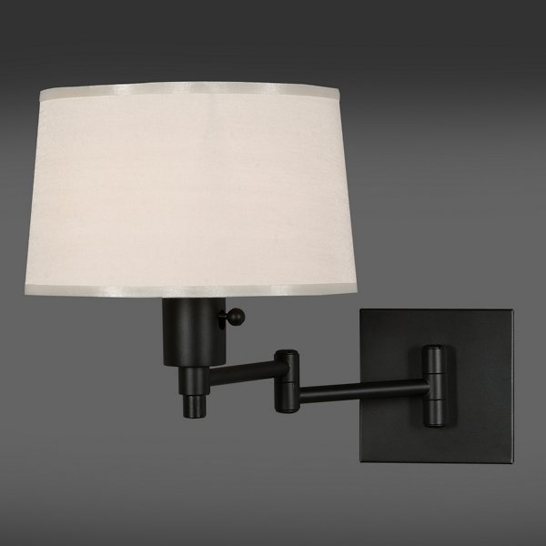Robert Abbey Real Simple Swingarm Wall Sconce - Color: White - 1836