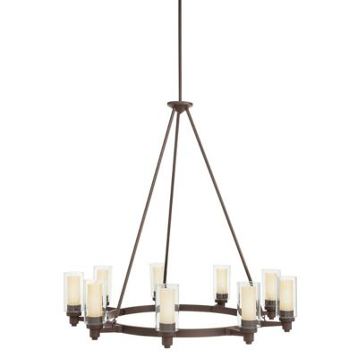 Kichler Circolo Chandelier - Color: Clear - Size: 9 light - 2346OZ