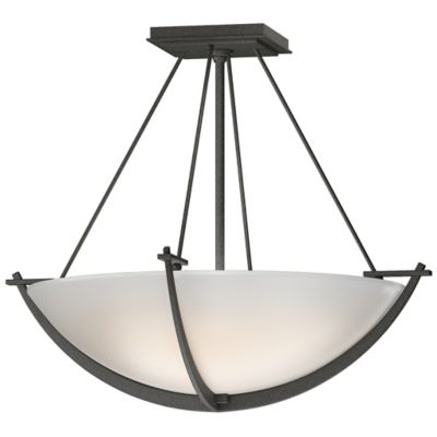 Hubbardton Forge Compass Bowl Semi-Flushmount Light - Color: Polished - Siz